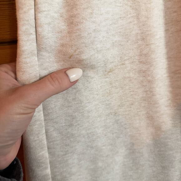 Alo High Waist Easy Sweat short Oatmeal Heather Size Medium - Picture 6 of 6